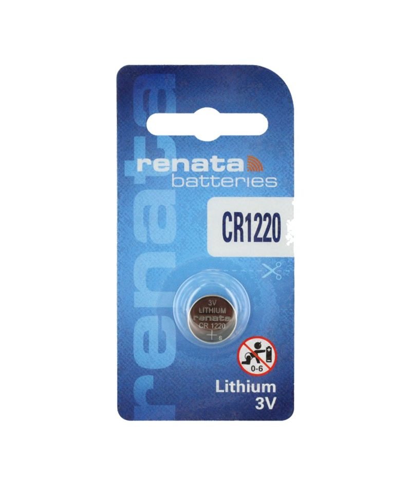 Renata 3V Lithium Coin Cell Battery CR1220 3
