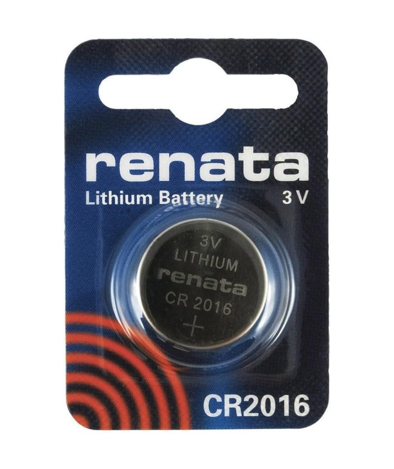 Renata Pack of 2 x lithium Batteries 3V CR2016