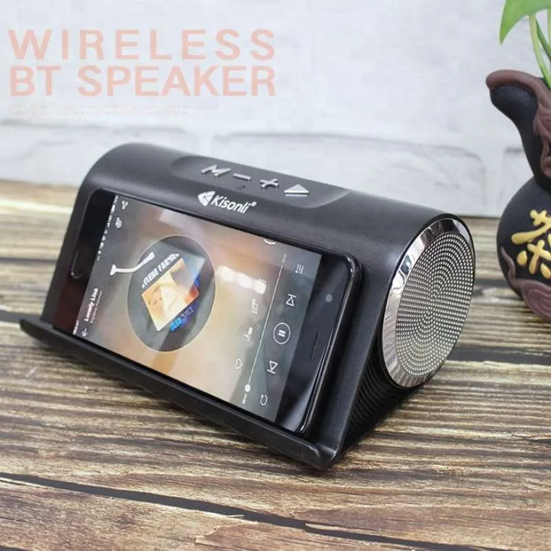 kisonli kisonli speaker portable bluetooth ks 1981 support fm tf usb
