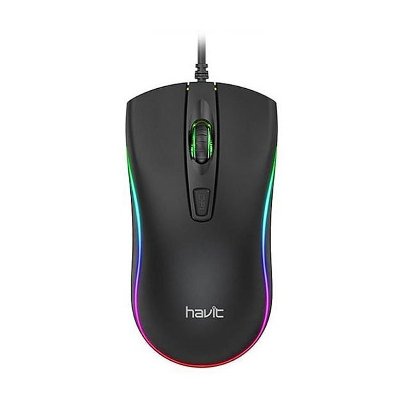large ca7c6 Havit HV MS72BK Mice Havit USB Optical Gaming Mouse 1200DPI LED Lighting HV MS72